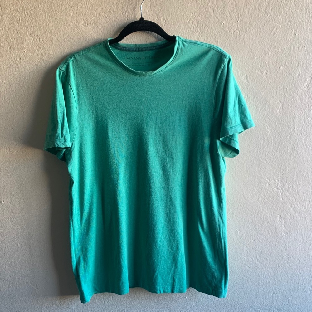 Banana Republic Unisex Green Shirt